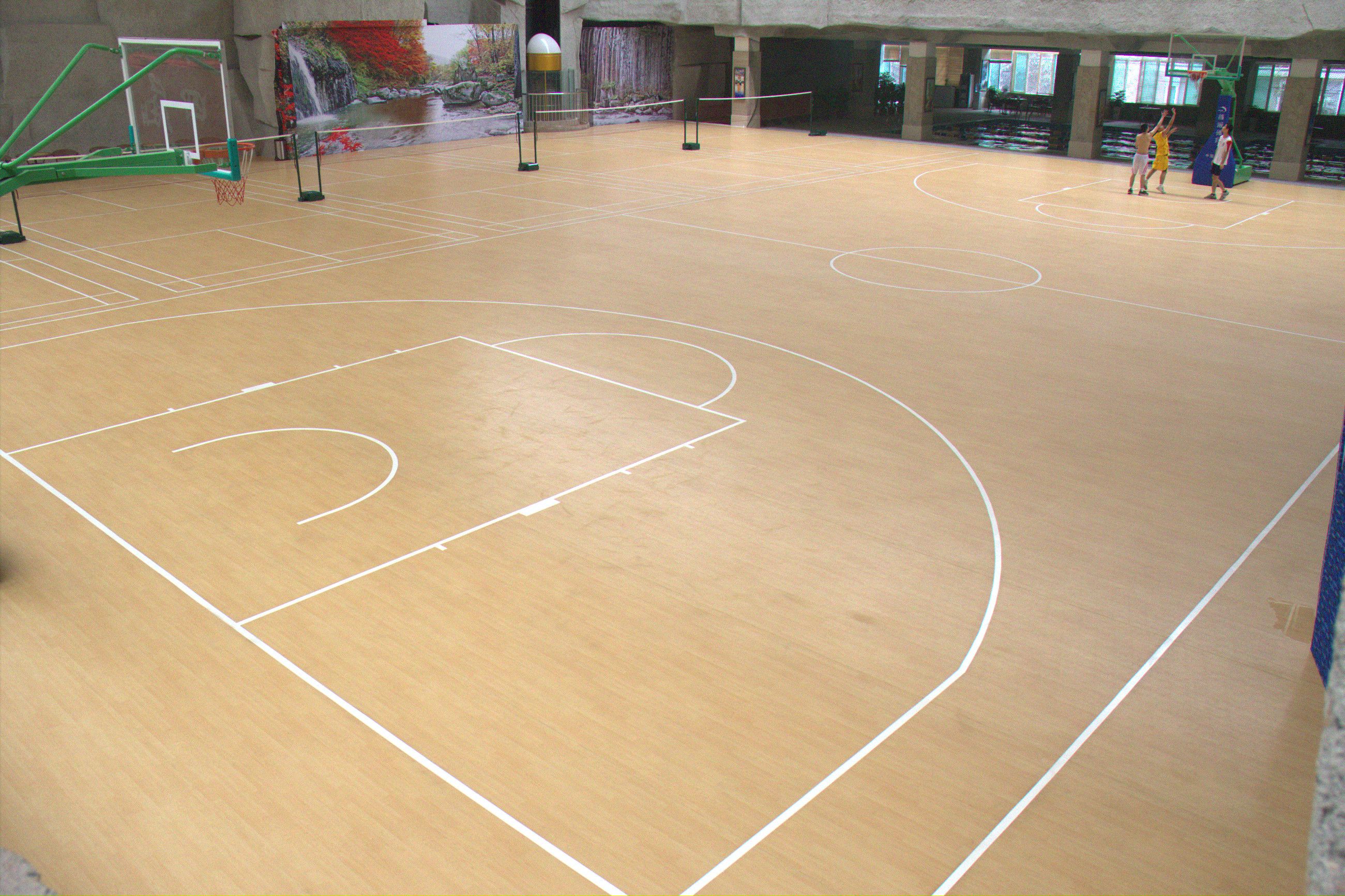 basketball court plastic flooring