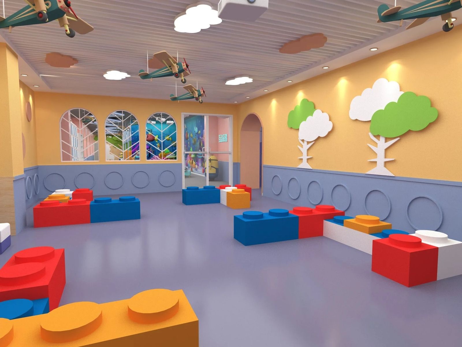 kindergarten classroom vinyl flooring