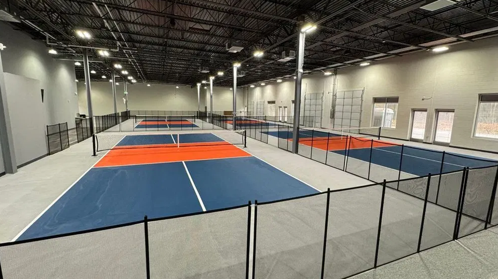 Badminton courts