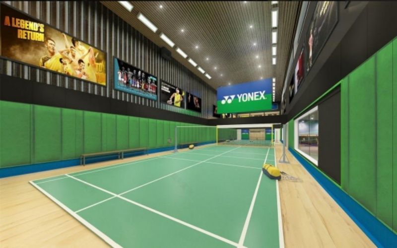 badminton competition mat