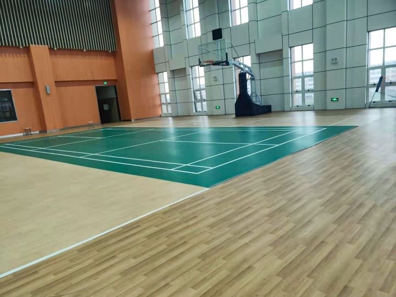 badminton floor custom