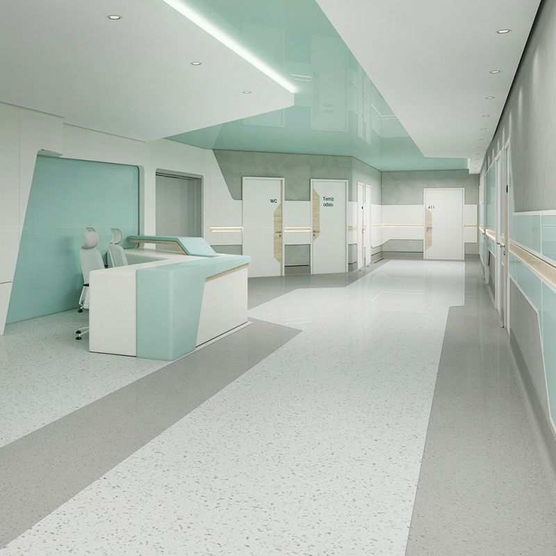 PVC hospital flooring