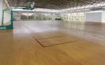 Guangxi Nanning Police Gymnasium 1000+ square meters PVC sports plastic flooring May 2024