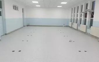 2500 sqm PVC commercial flooring July 2024 for Gongliu County High School, Ili, Xinjiang