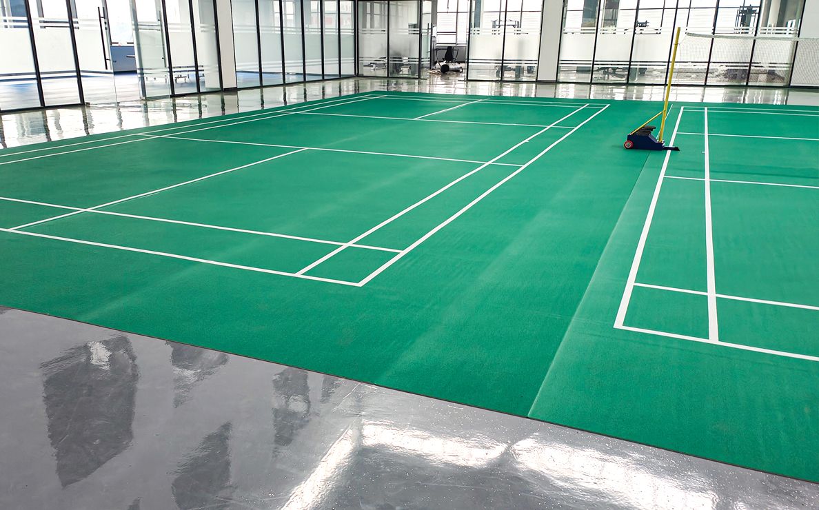 864sqm PVC Sports Flooring August 2021 Shanghai Institute of Technology