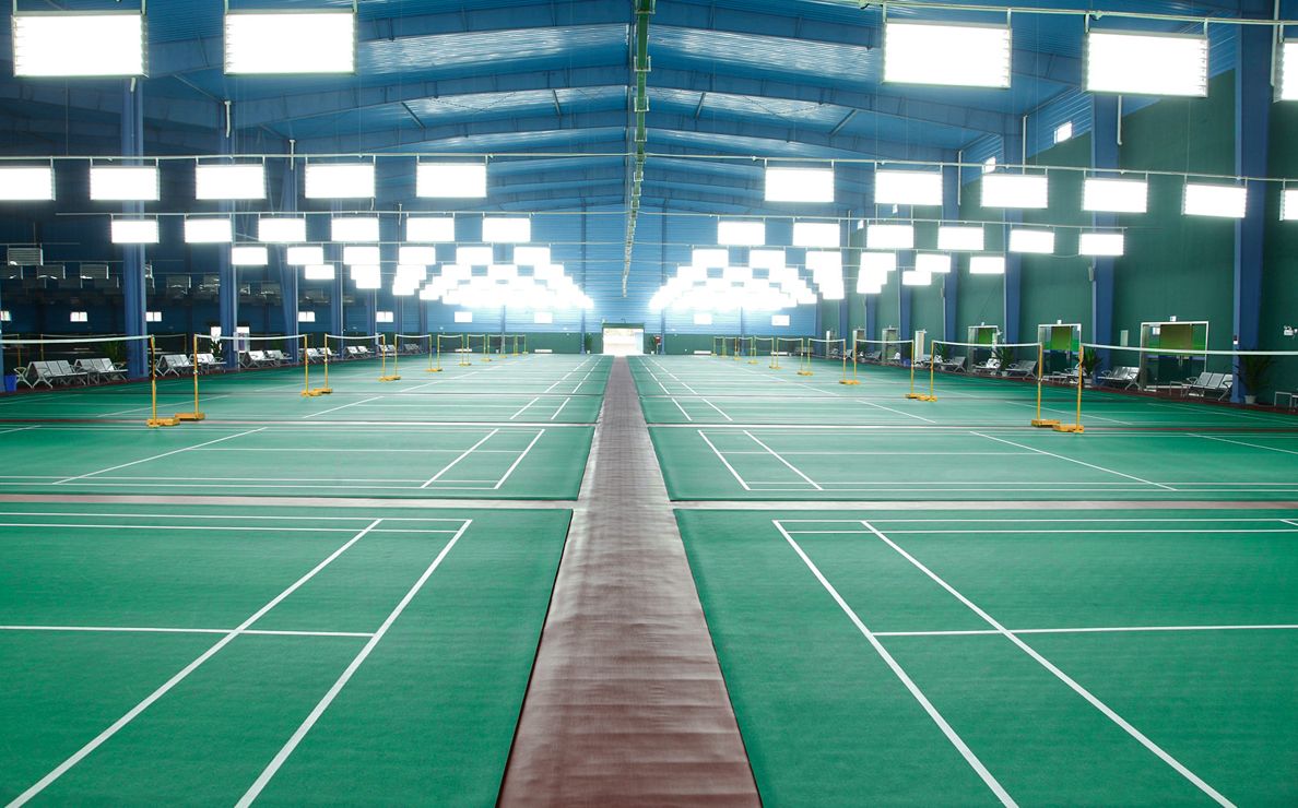 2000+ sqm PVC Badminton Sports Floor February 2024 Chengdu Sports Hall 