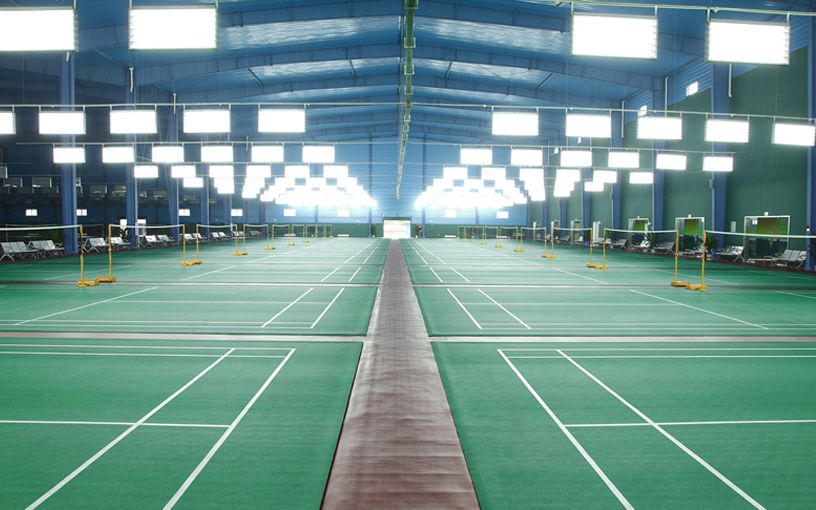 Chengdu Jaximei Recreational Sports Hall 2000+ sqm PVC Badminton Plastic Sports Floor February 2024