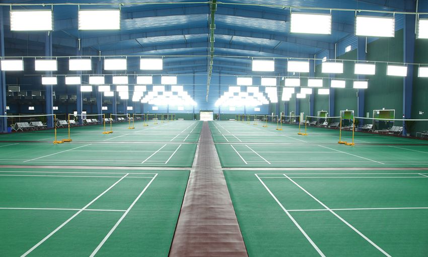 Chengdu Jaximei Recreational Sports Hall 2000+ sqm PVC Badminton Plastic Sports Floor February 2024