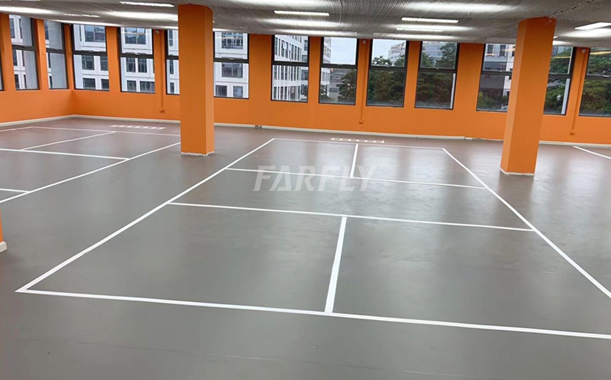 800sqm PVC sports flooring in 2024 at Pickleball Training Centre in Guangzhou